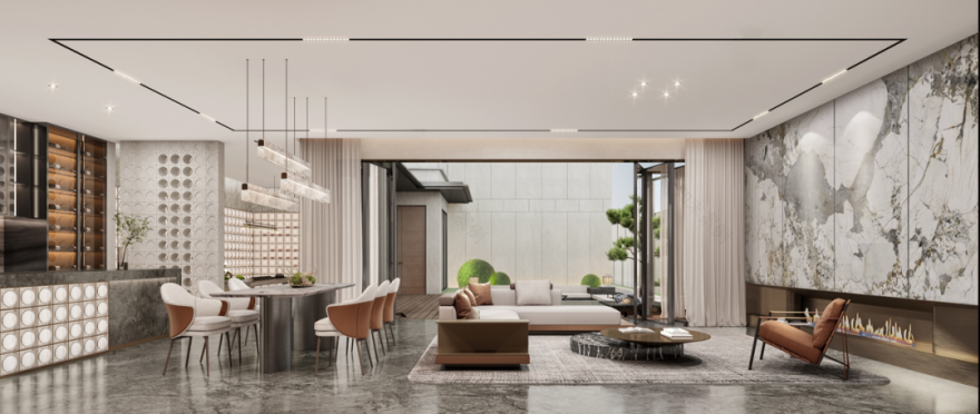 山居诗意的现代雅奢合院丨中国重庆丨北京靳朝晖设计有限公司-60