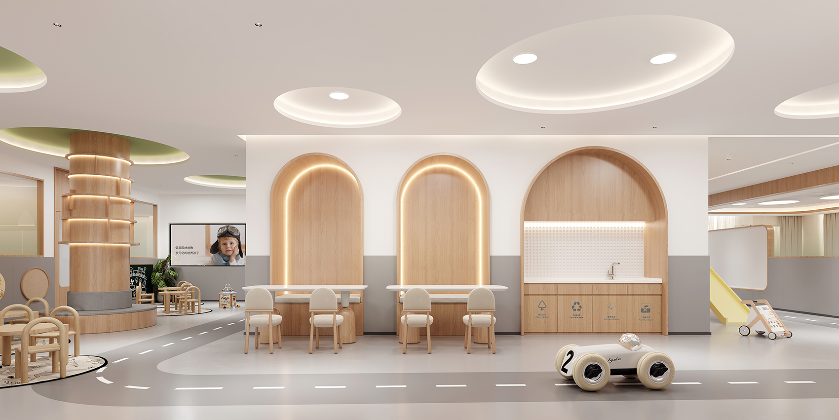 恰好教育恒茂园店&若比邻店丨中国宁波丨魔戏空间设计-30