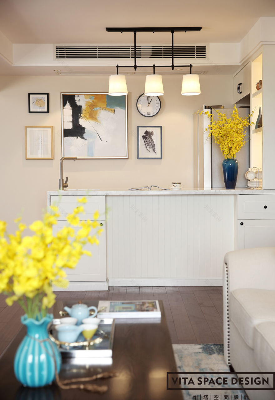 平层丨(轻美式)生活里的温度·维塔空间设计-25