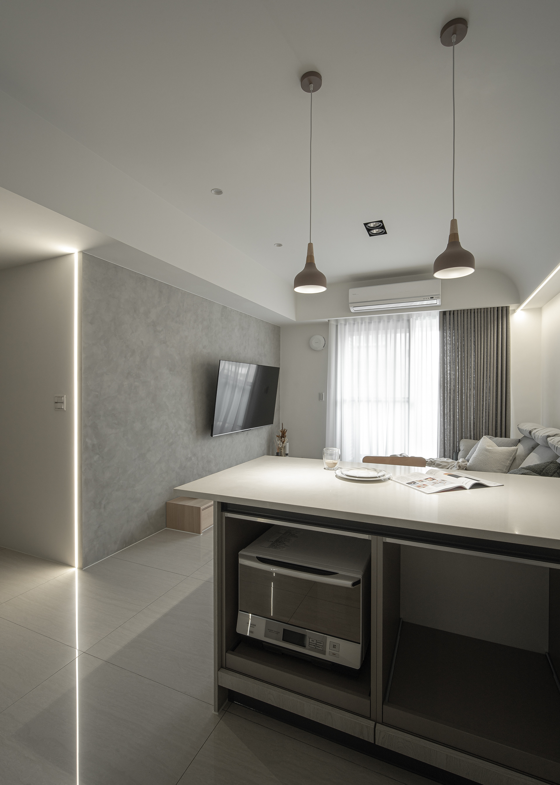 游於藝 佐以光線 灰白的減壓住宅丨中国台中丨Haven Space Design-12