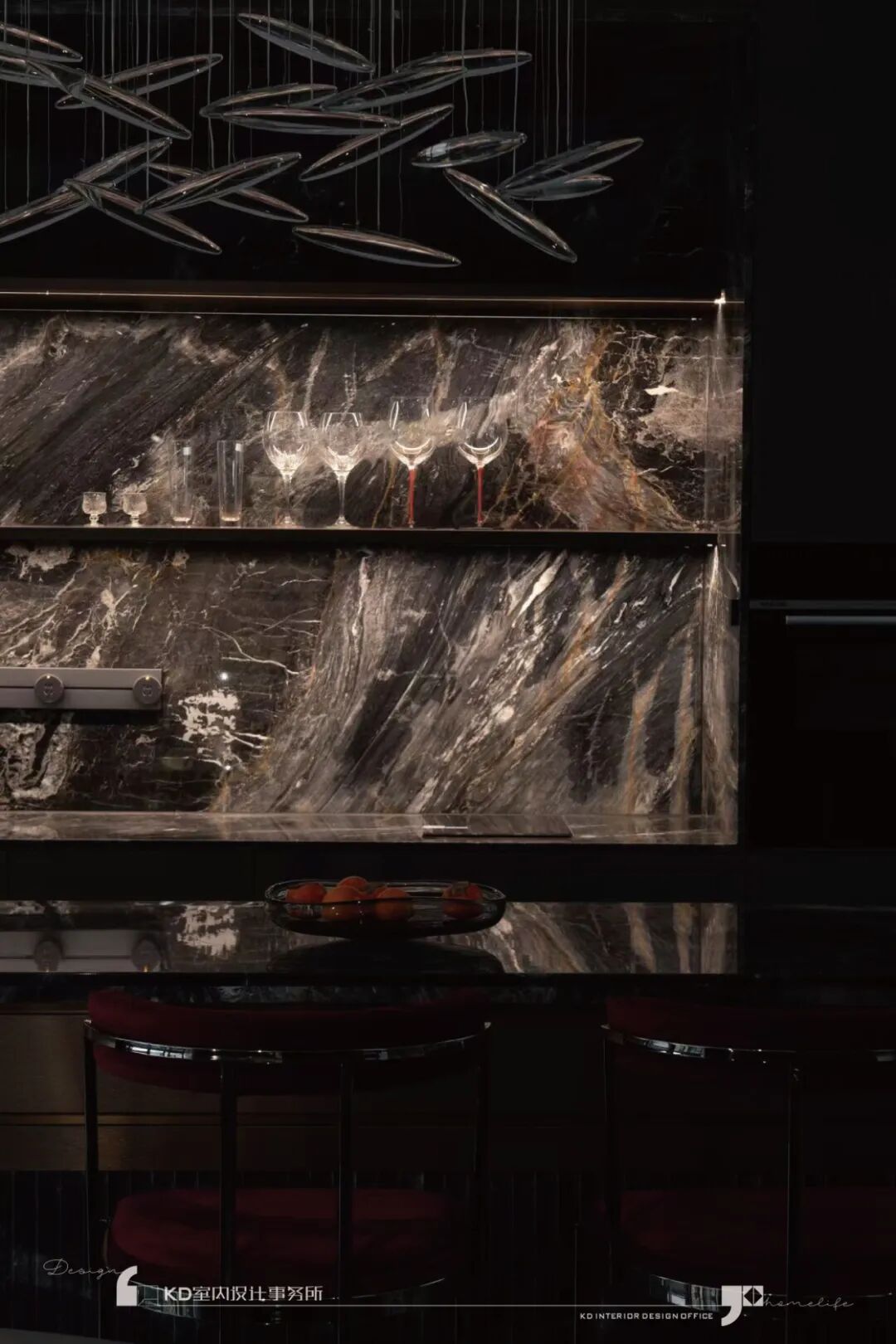 嘉景湾轻奢合院别墅软装进场拍摄「小时代」丨中国重庆丨KD室内设计事务所-50