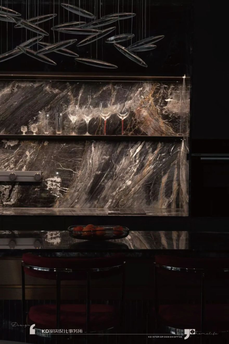 嘉景湾轻奢合院别墅软装进场拍摄「小时代」丨中国重庆丨KD室内设计事务所-50