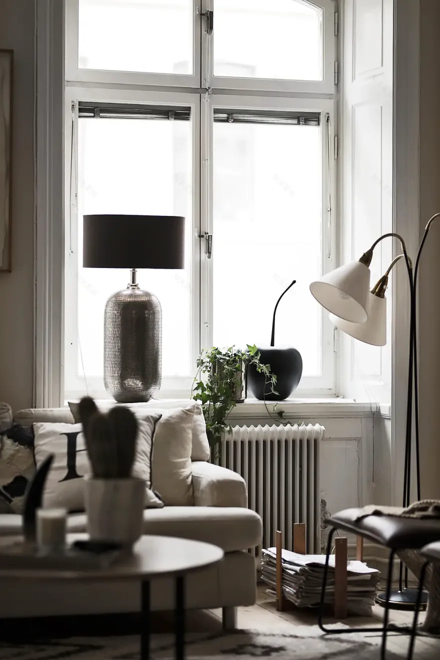 瑞典经典民族风家庭公寓设计-8