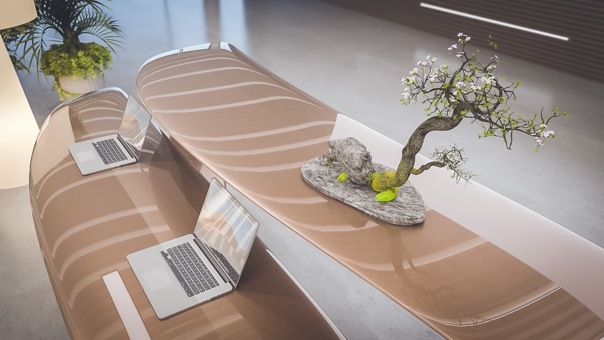 有机生长——Drevva 接待桌的设计魅力-18