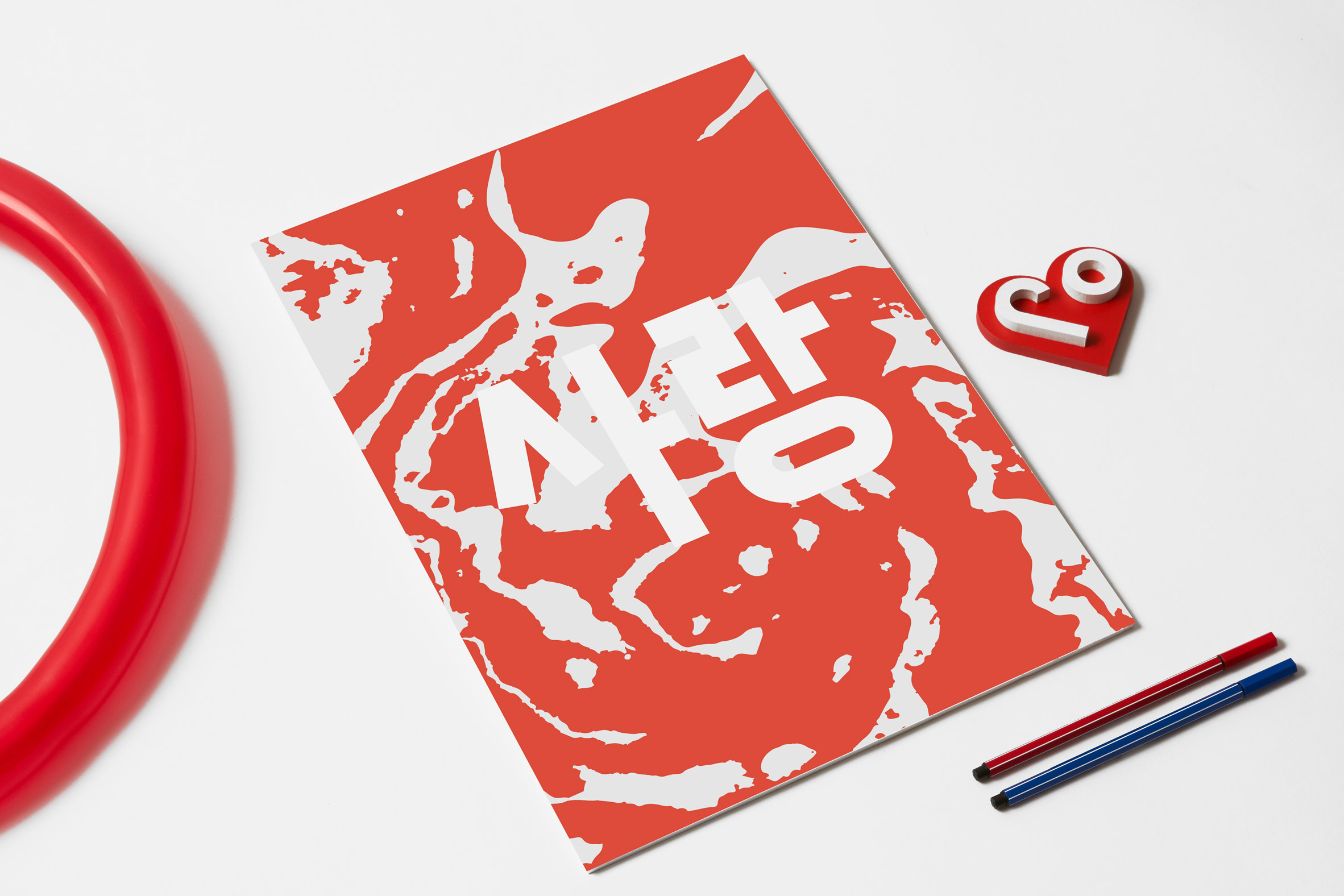 Snask rebrands North Korea as Love Korea with heart-focused identity-5