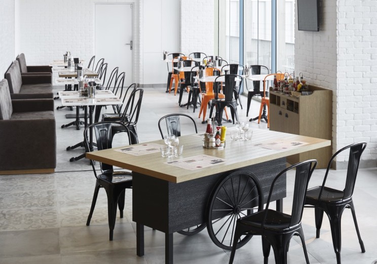 巴黎 CUP 餐厅 | 工业风餐饮空间新诠释-15