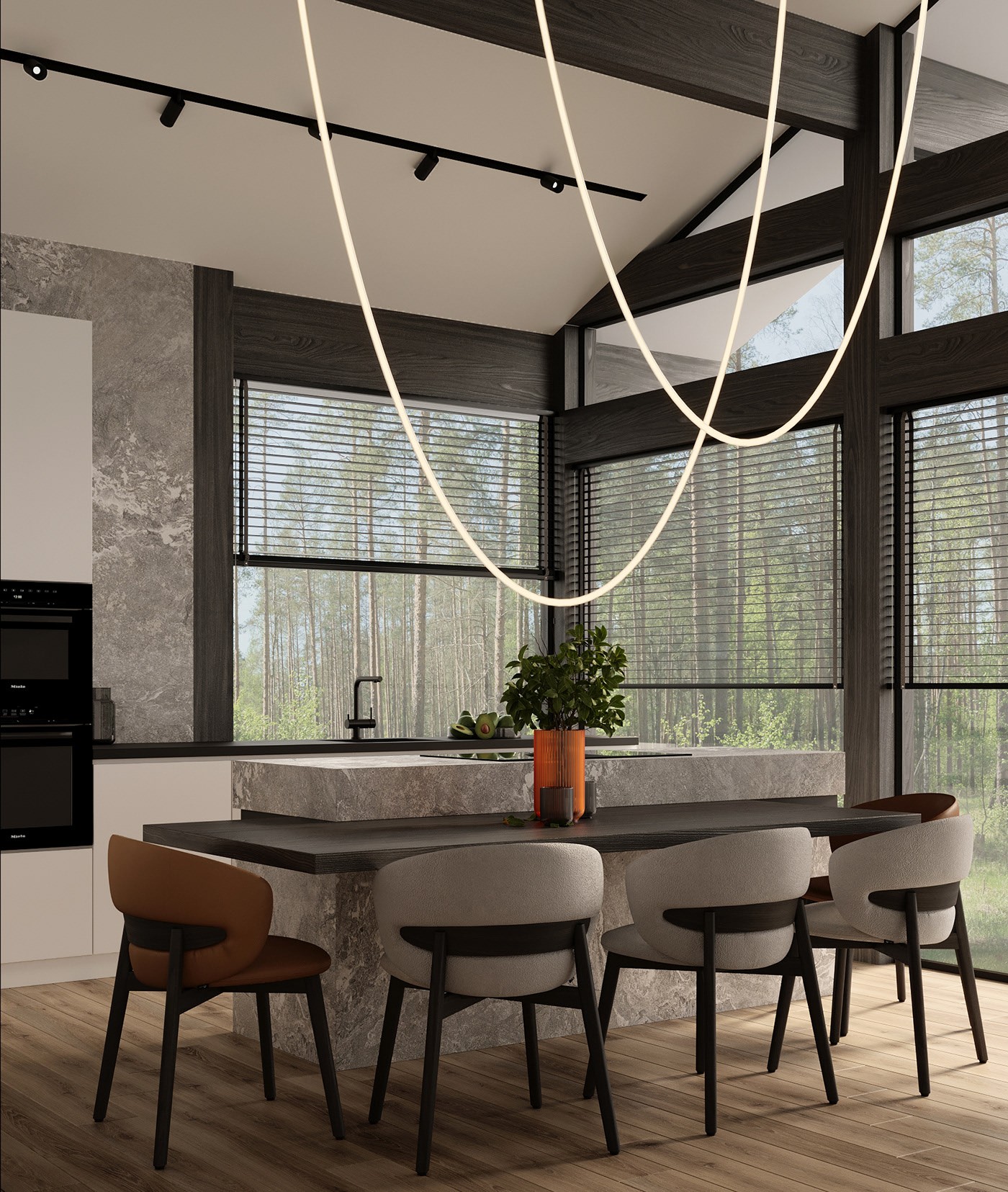 俄罗斯简约风住宅设计-6