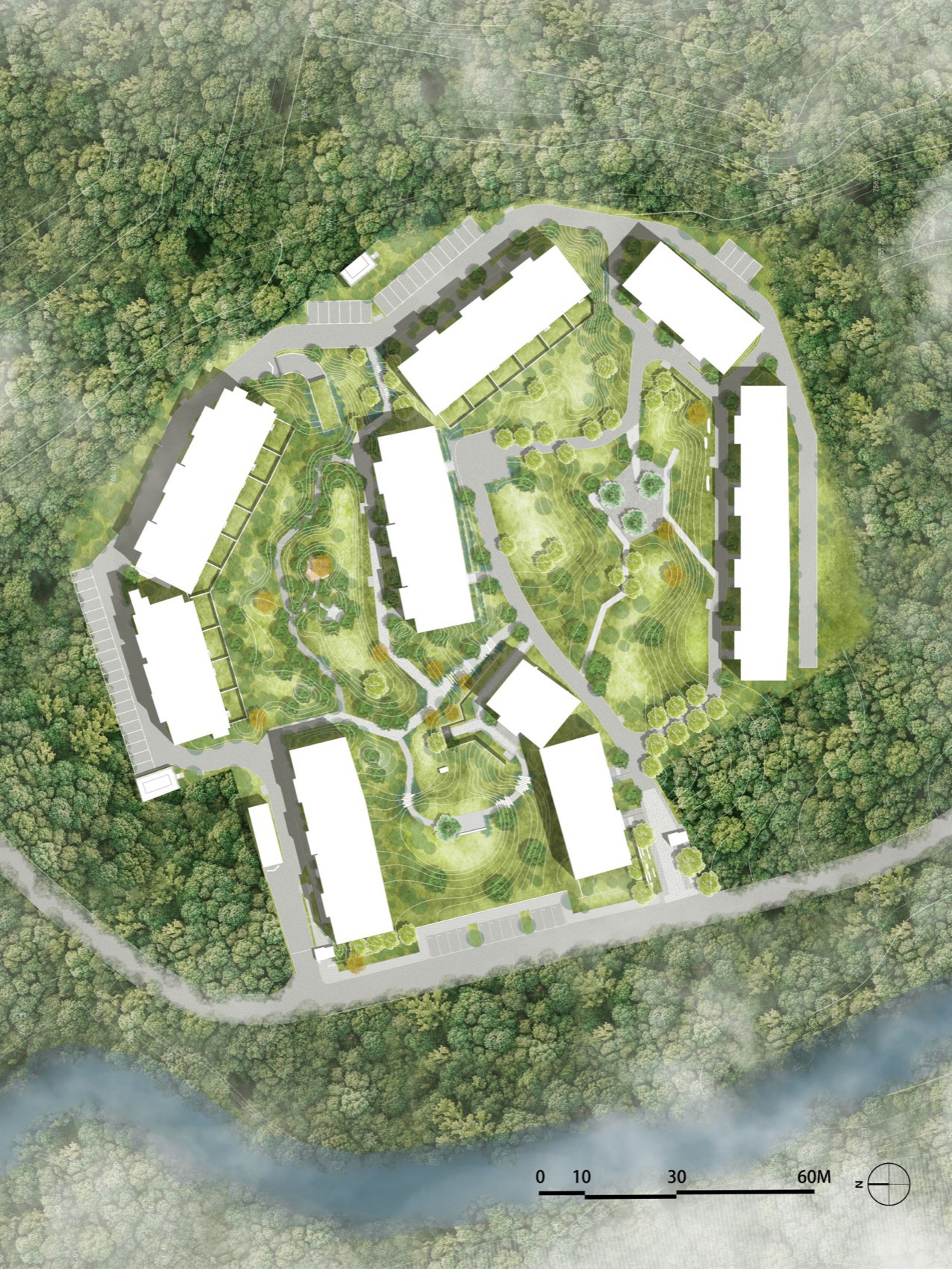 阿那亚雾灵山一期社区景观丨中国河北丨Z’scape 致舍景观-75