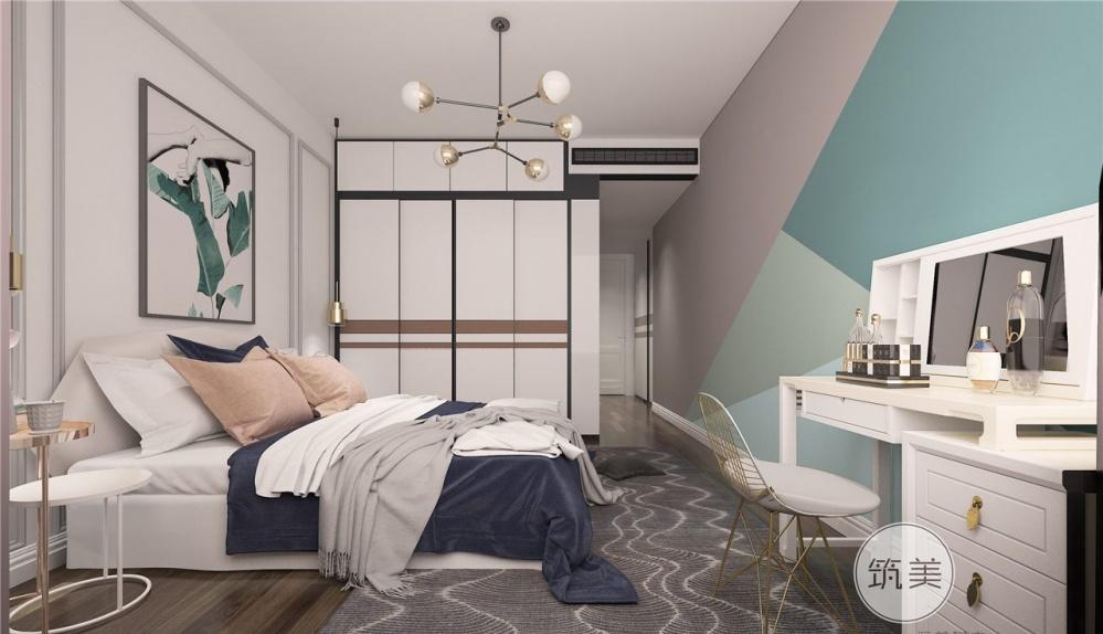 绿城杨柳郡蓝色梦幻家居设计-15