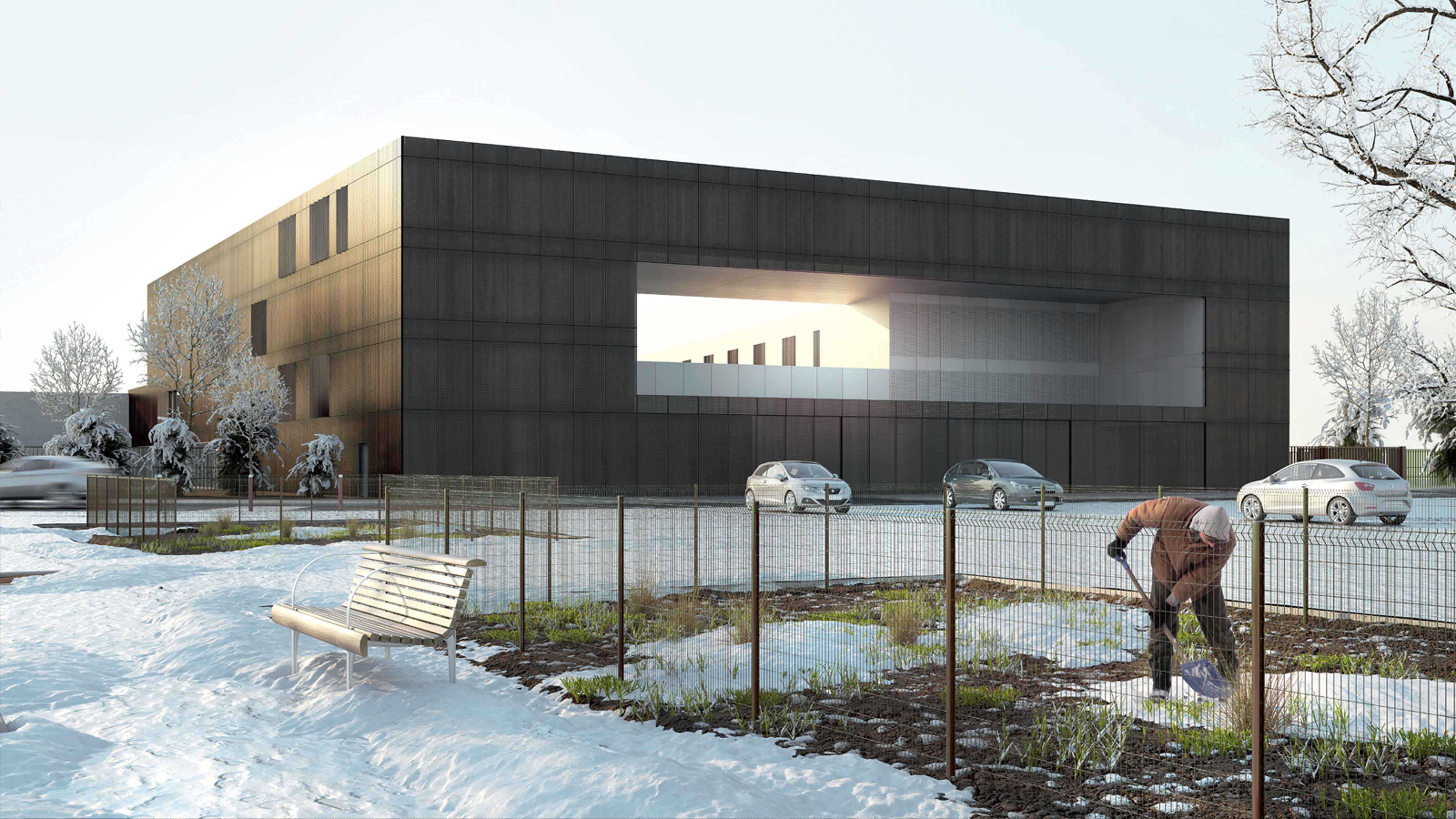 融合司法功能的 Nanterre 监狱设计-0