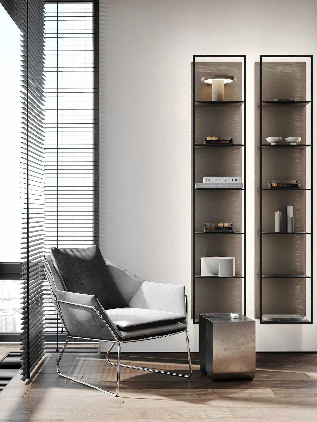 灰色系小空间公寓设计-13