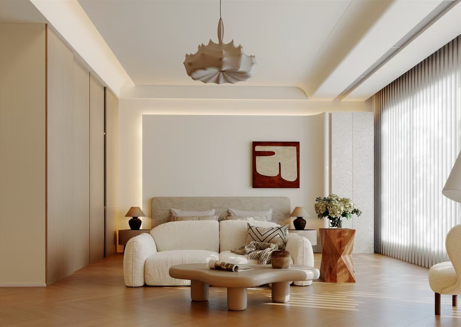 原木奶油小户型-1