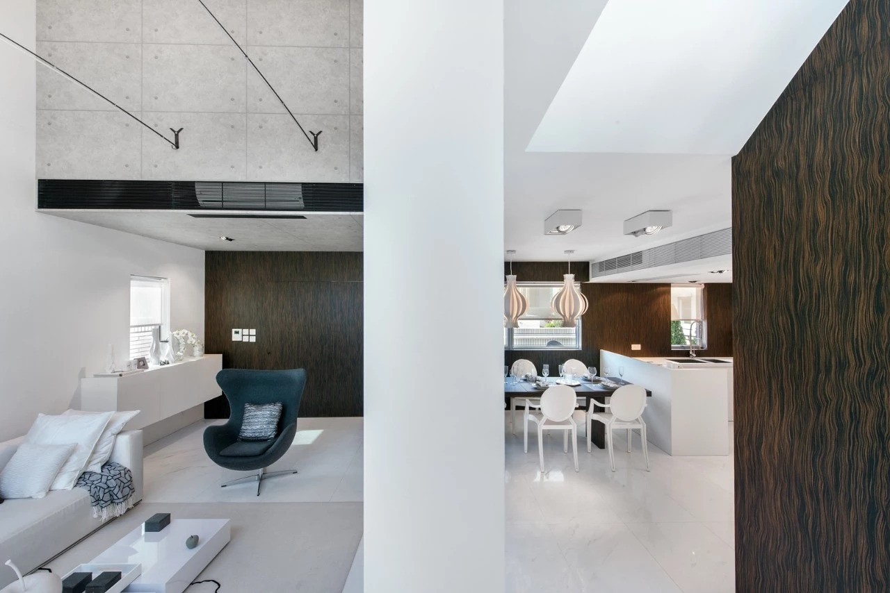 香港元朗 300 平豪宅极简设计,诠释生活本真-8