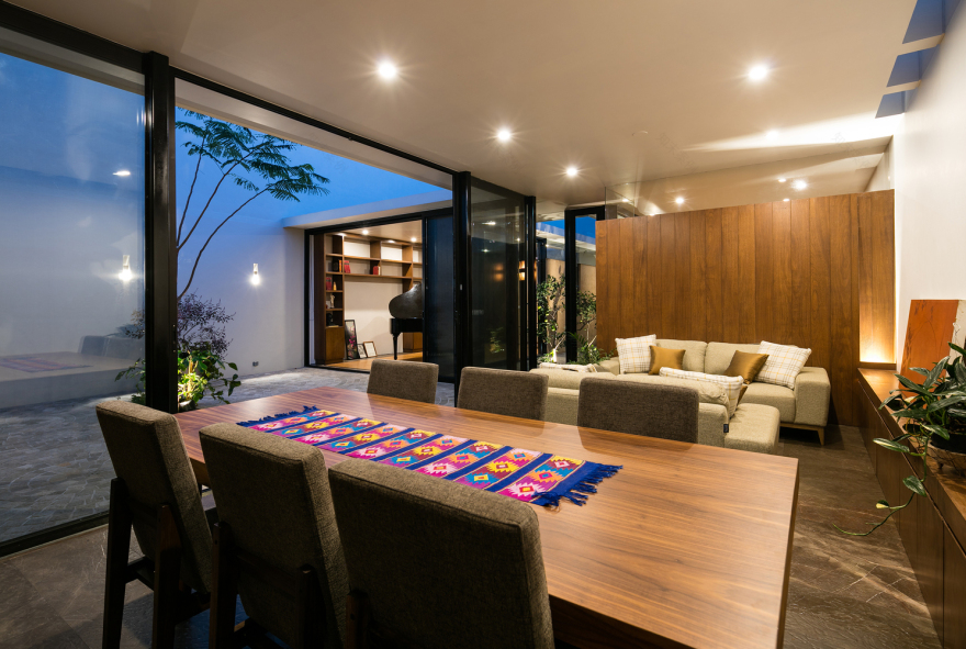 墨西哥钢琴家之家的天空景观与自然融合设计-34