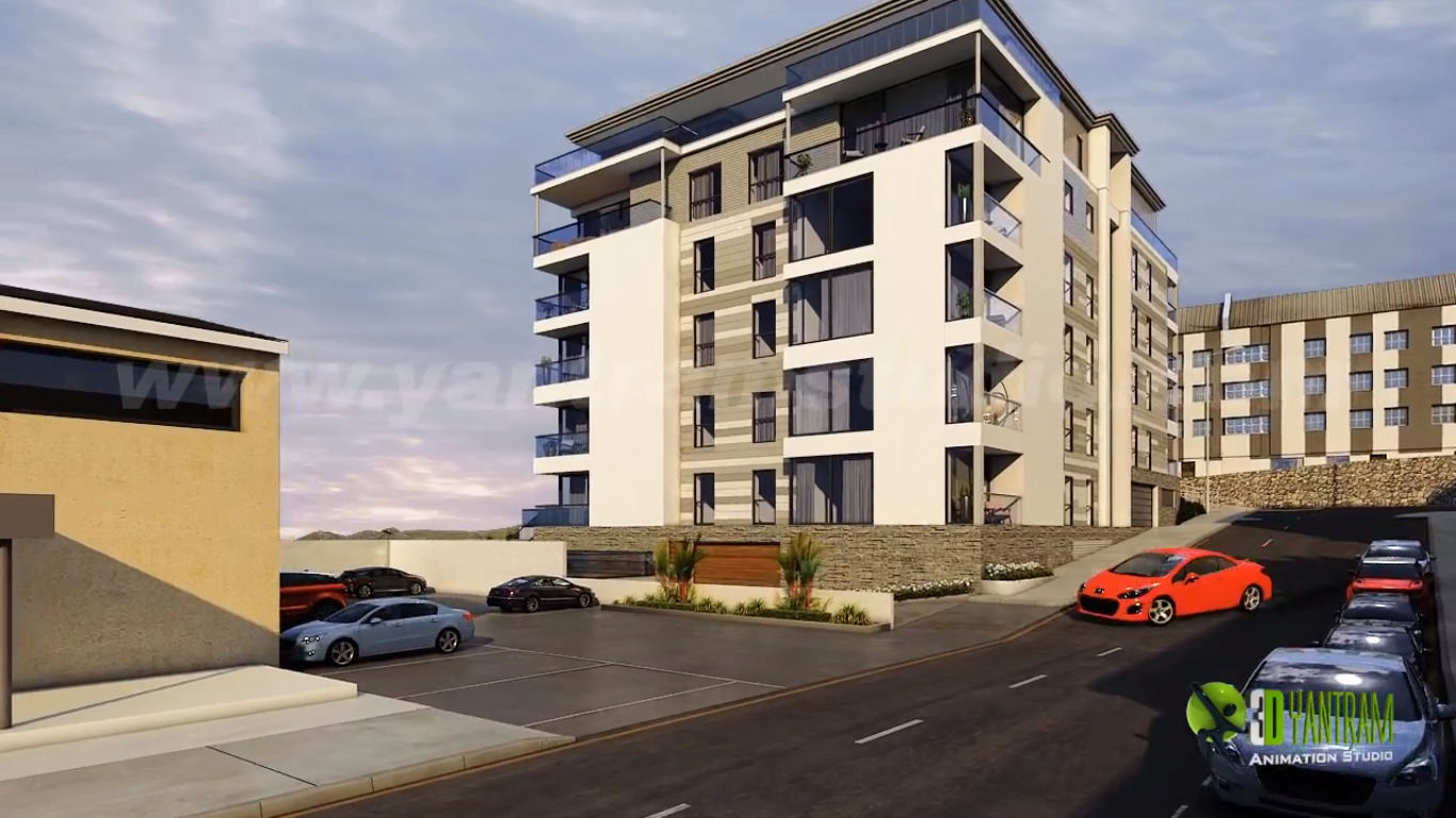 3D 建筑可视化公寓漫游丨美国纽约丨Yantram 建筑设计工作室-10