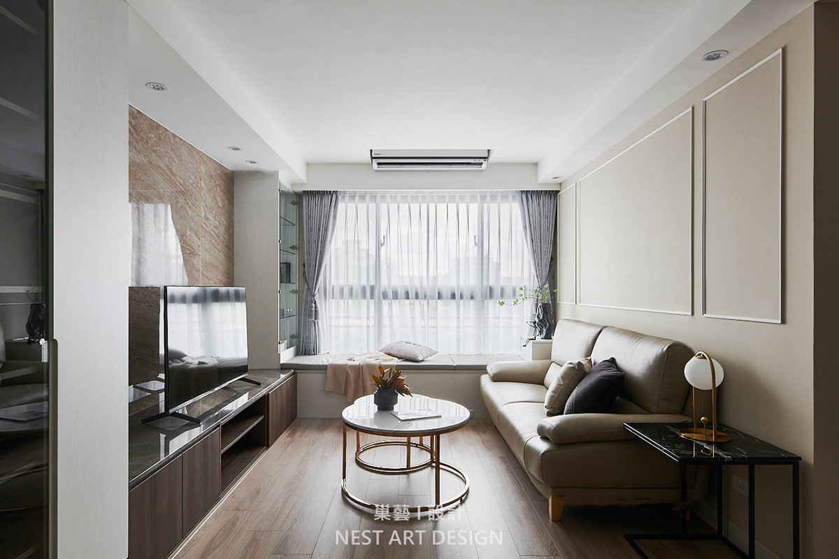 桃園龍潭輕奢華古典住宅設計丨演拓空間設計-19