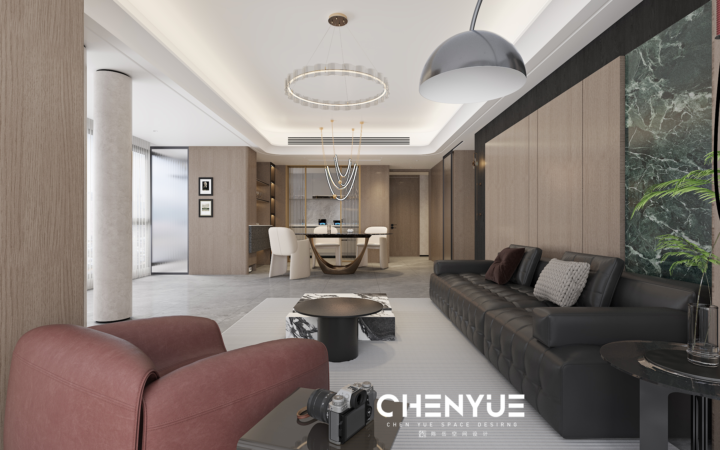 万科星耀天府 160㎡ 现代轻奢丨陈岳-18