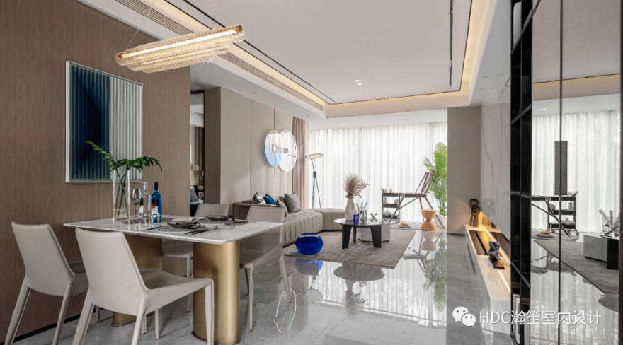 金为·潇湘首座 A 户型样板间丨中国怀化丨成都瀚笙室内设计有限公司,成都原准度装饰设计有限公司-9