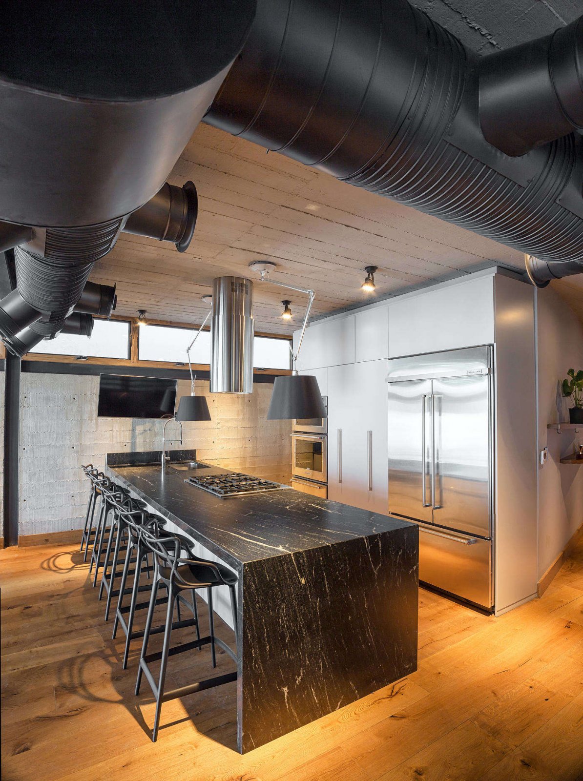 墨西哥混凝土住宅 | 现代轻工业风与木材的完美结合-7