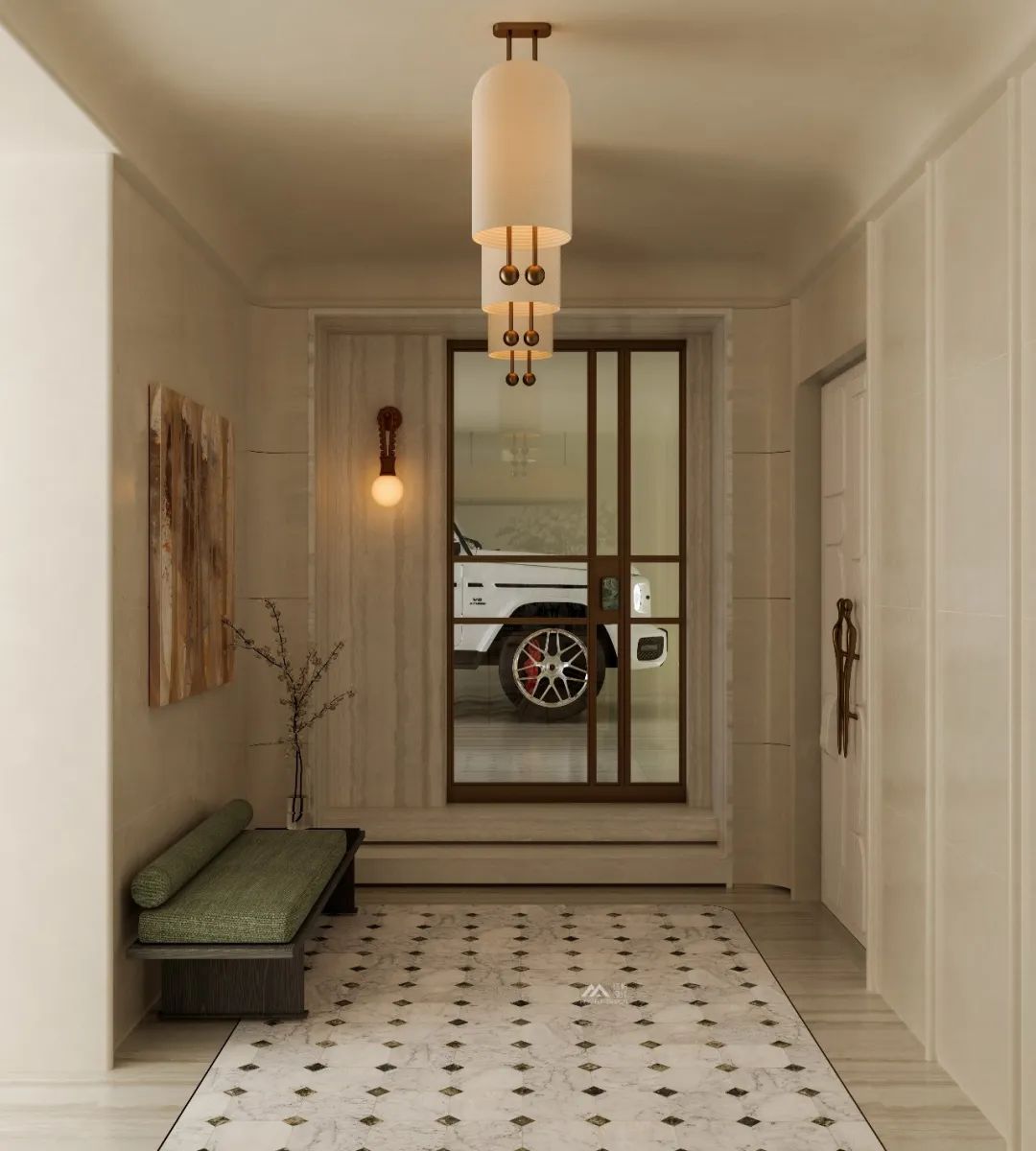 折衷主义视角下的1800㎡别墅空间丨中国深圳丨HOMBLE红柏设计-11