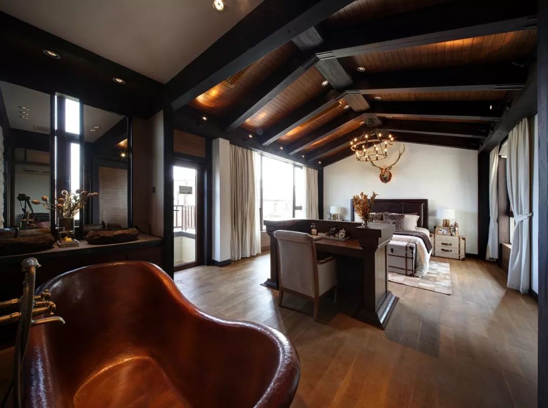 自然与欧美风情共融的长沙湘府世纪别墅示范单位-27