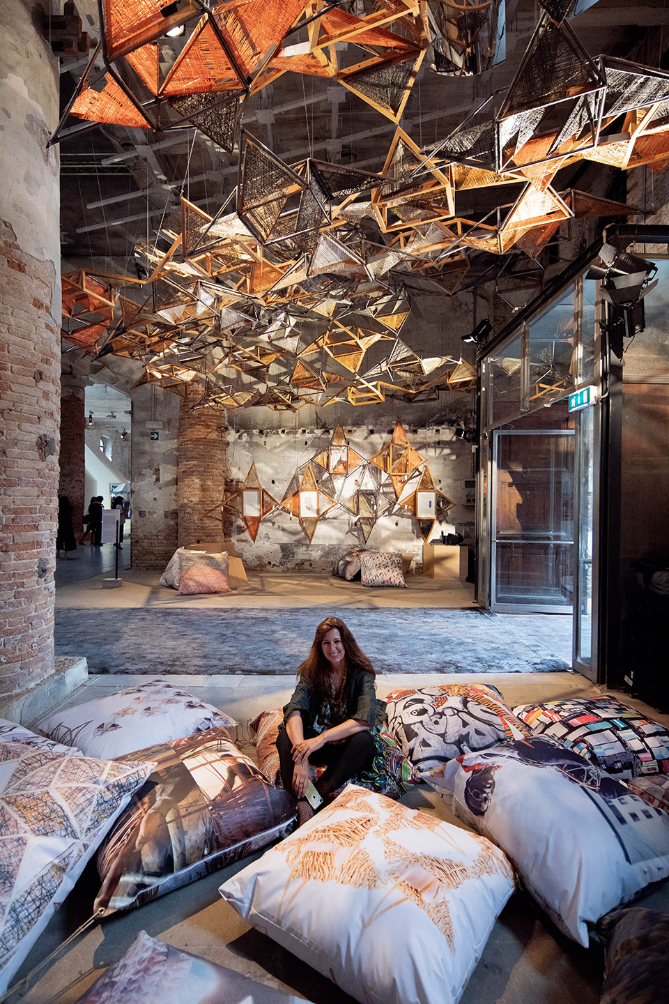 “编织建筑”建筑元素，意大利威尼斯双年展 / EMBT-49