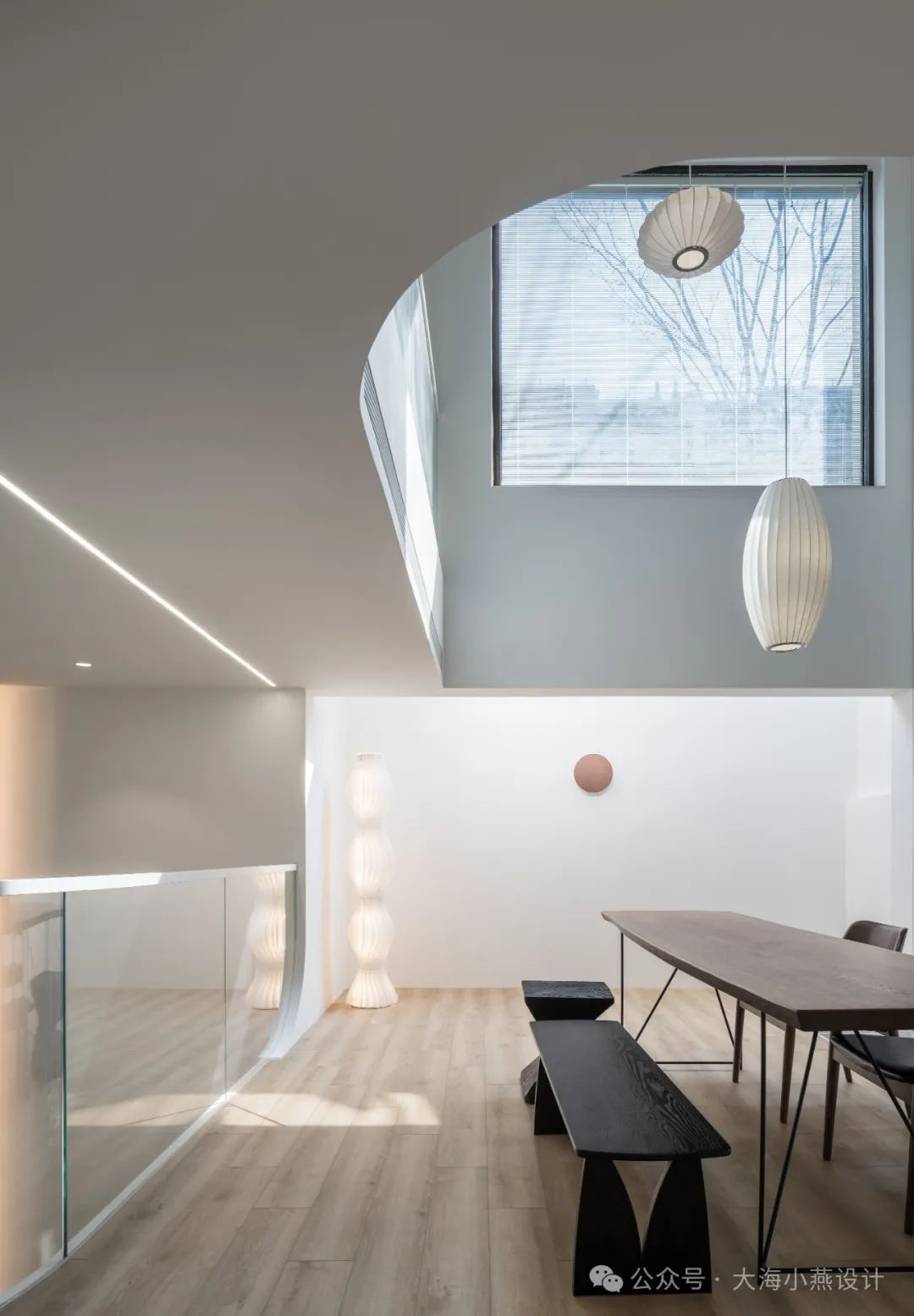 蓄光的地下厅·让地下两层空间重沐阳光的别墅设计丨中国上海丨大海小燕设计工作室-30