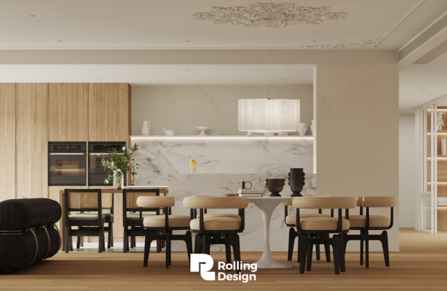 消融边界,是给家的呼吸感,1000㎡大平层丨中国杭州丨洛林设计RollingDesign-18