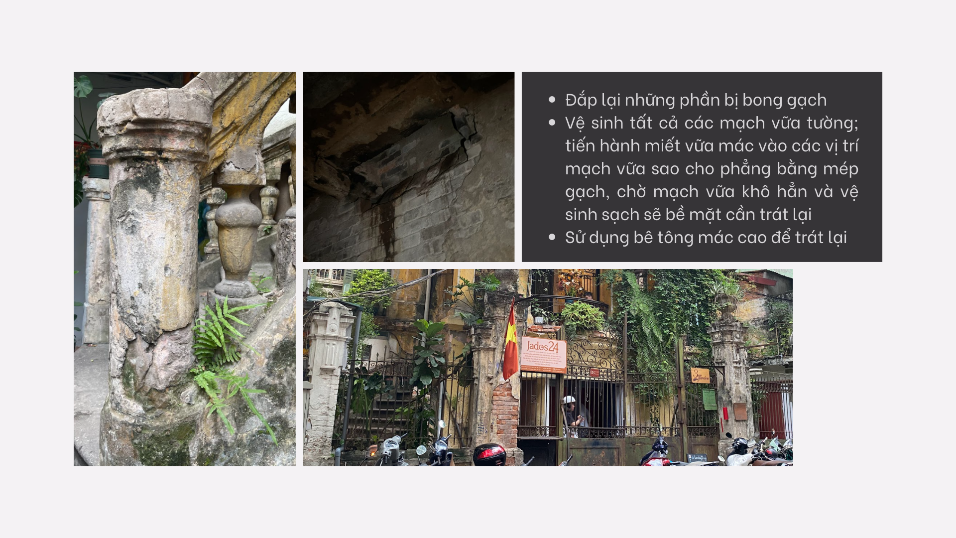 Nghiên cứu bảo tồn Biệt thự số 8 Chân Cầm-56