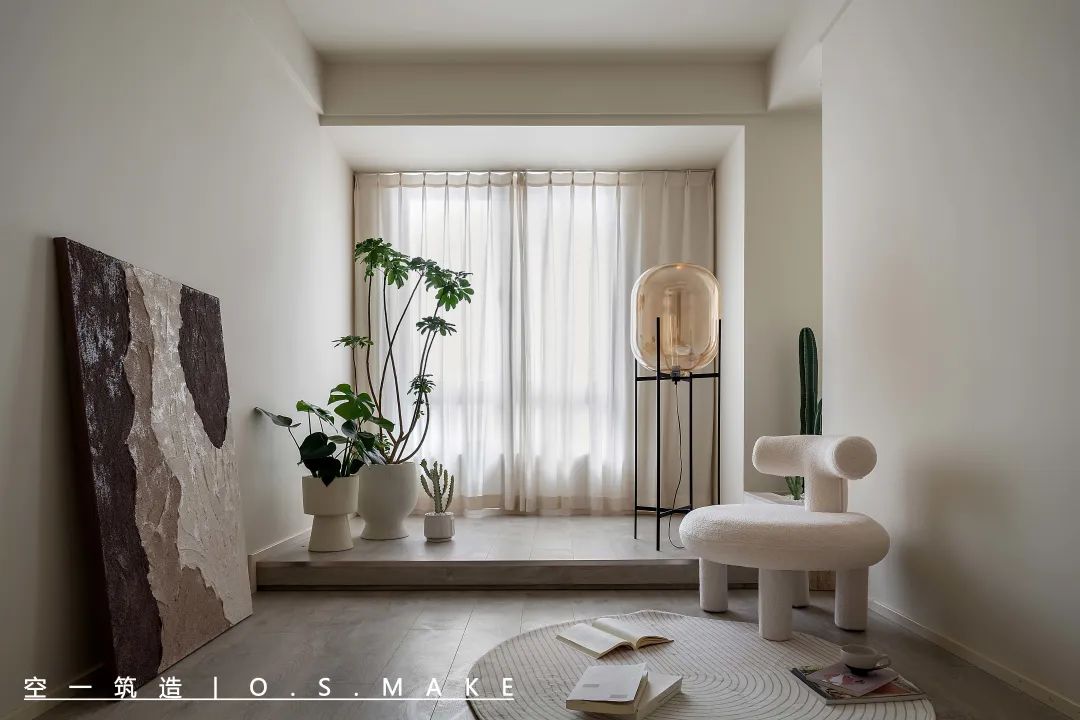 轻侘寂美学 · 重庆公园大道140平米三室一厅设计案例丨中国重庆丨空一筑造-82