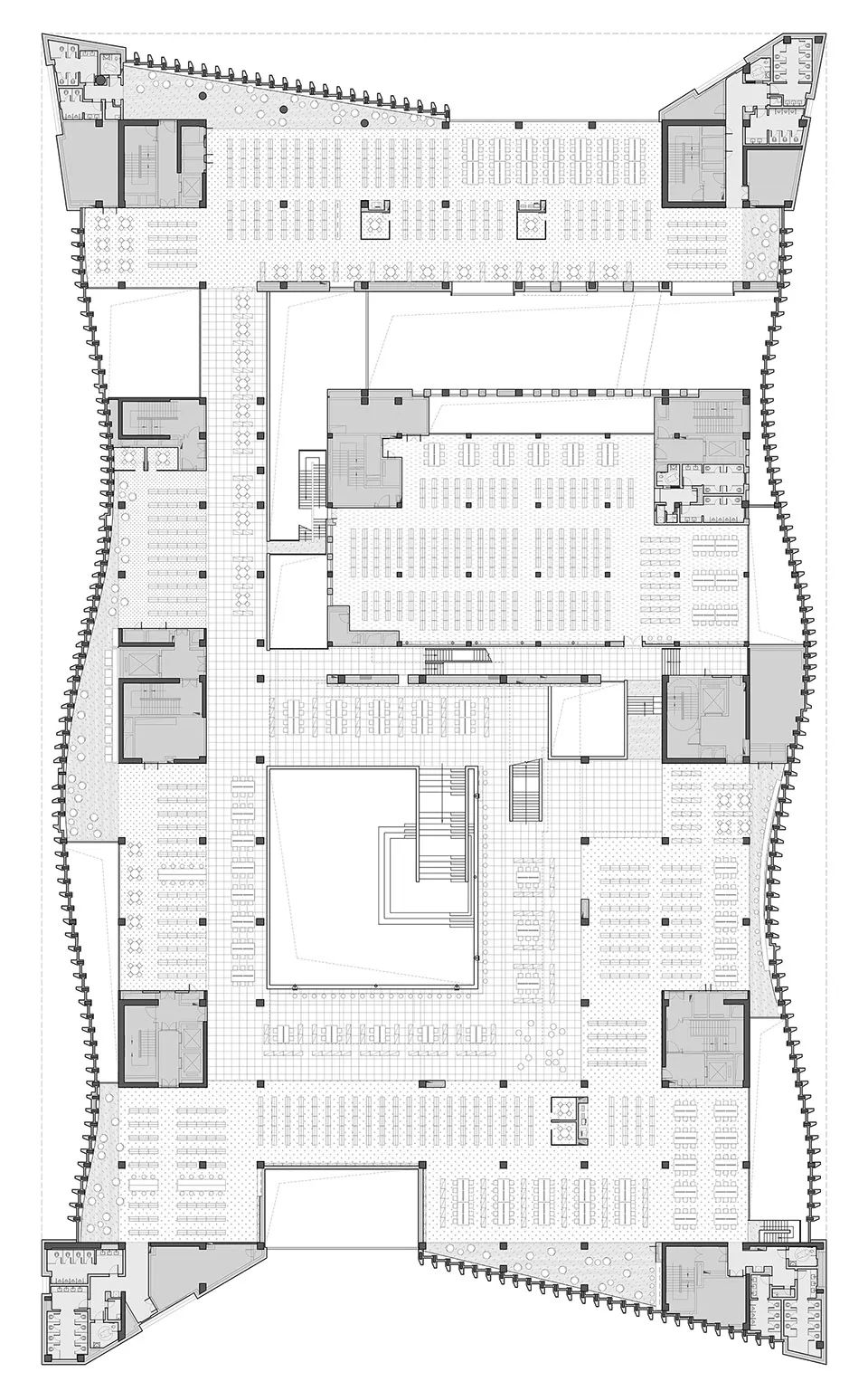 北京工业大学逸夫图书馆改扩建工程室内丨中国北京丨WAU建筑事务所-87