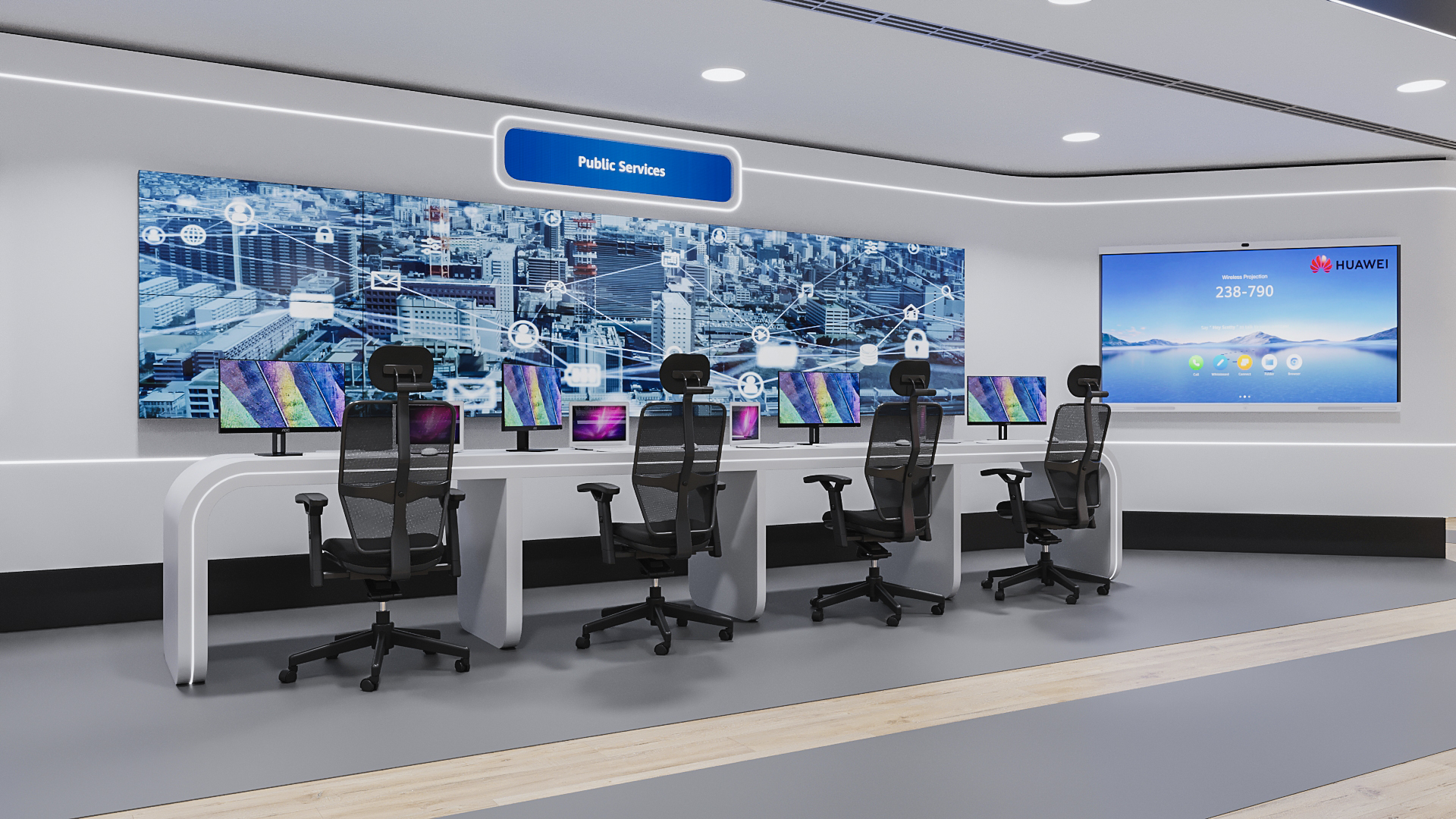 Projeto Show room Huawei-6