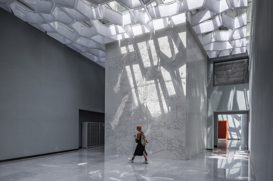 廊坊中央美术学院燕郊校区图书馆改造丨中国河北丨三文建筑,何崴工作室-35