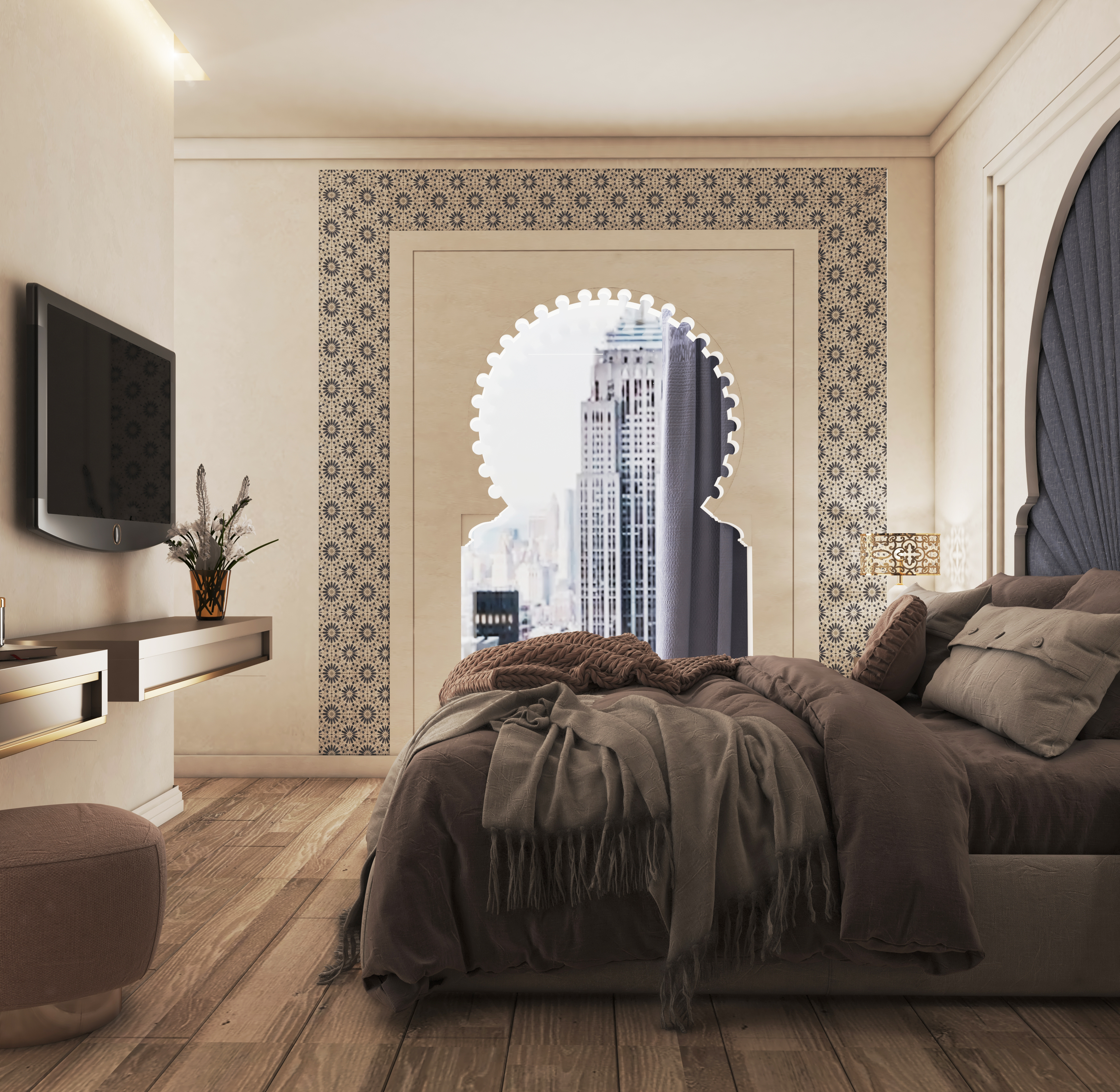 Andalusian style hotel suite-2