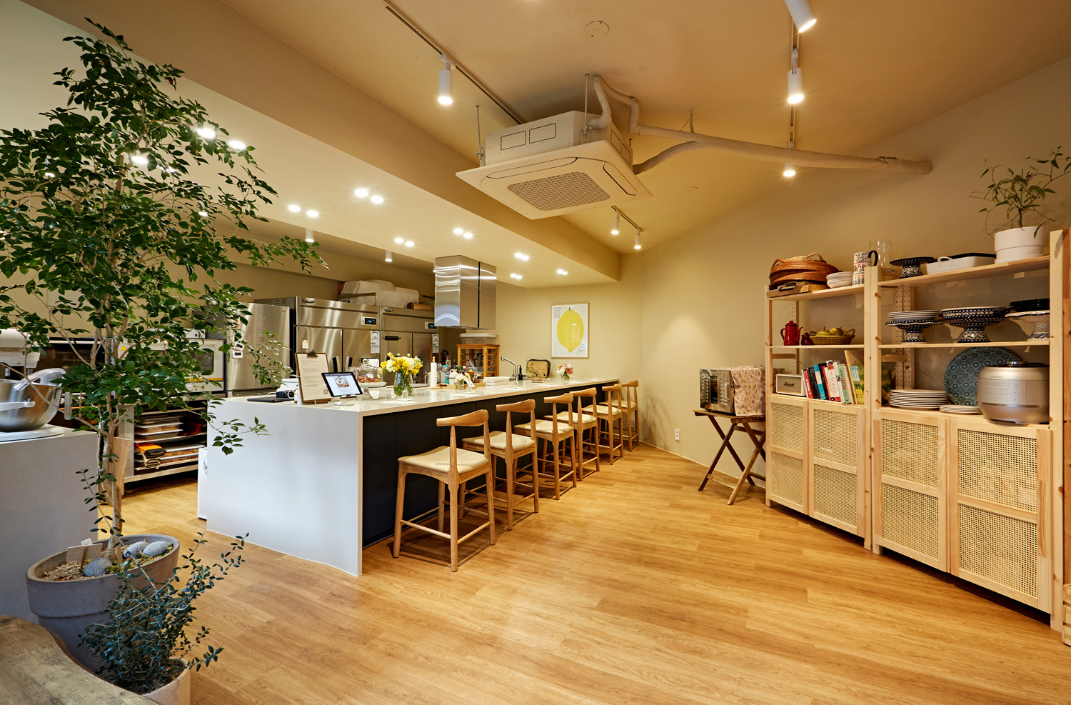 白色与木色交织的 14 平米极简室内设计-3