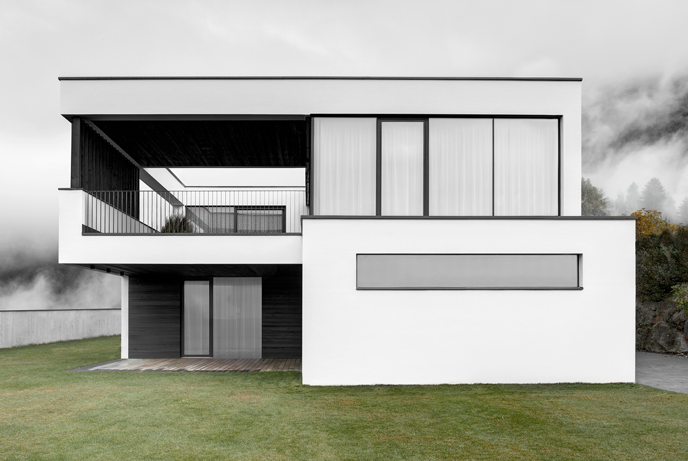 多功能公司建筑与住宅公寓一体化设计-12