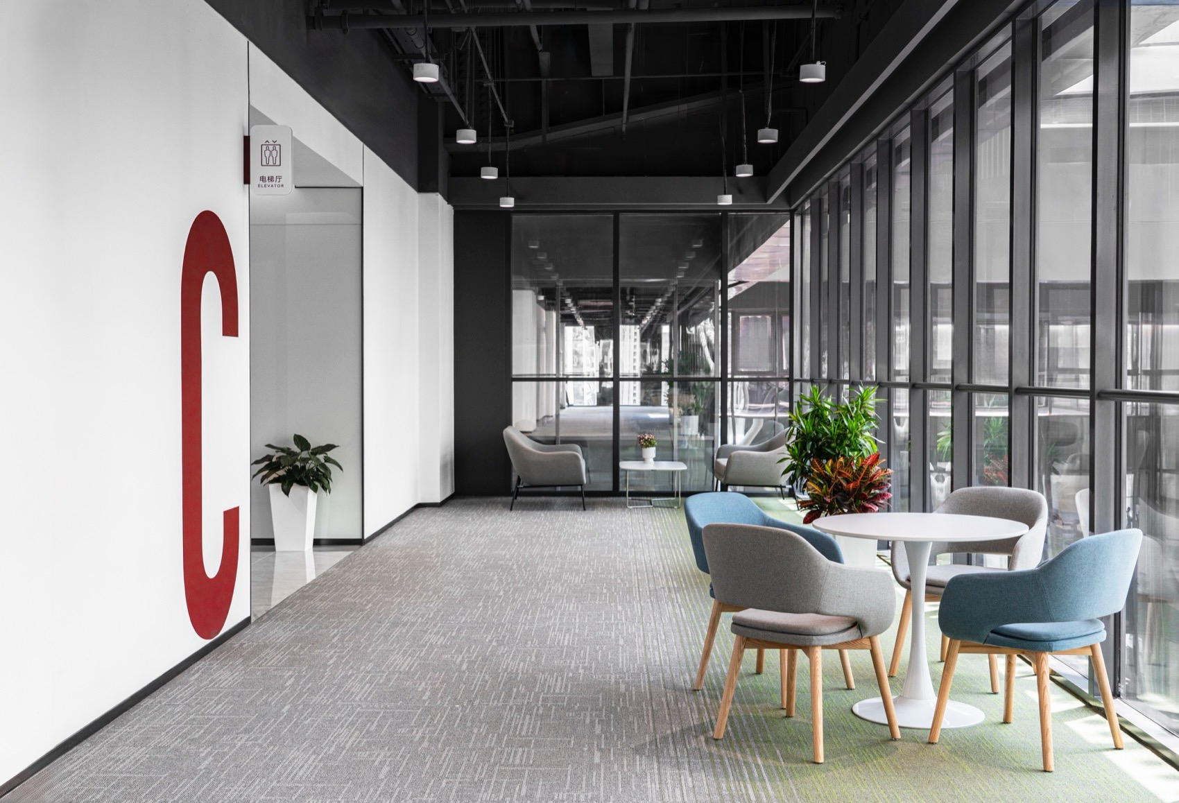 好未来昌平教育园区办公总部丨中国北京丨室内,景观:维思平建筑设计,建筑:一合建筑设计研究中心-32