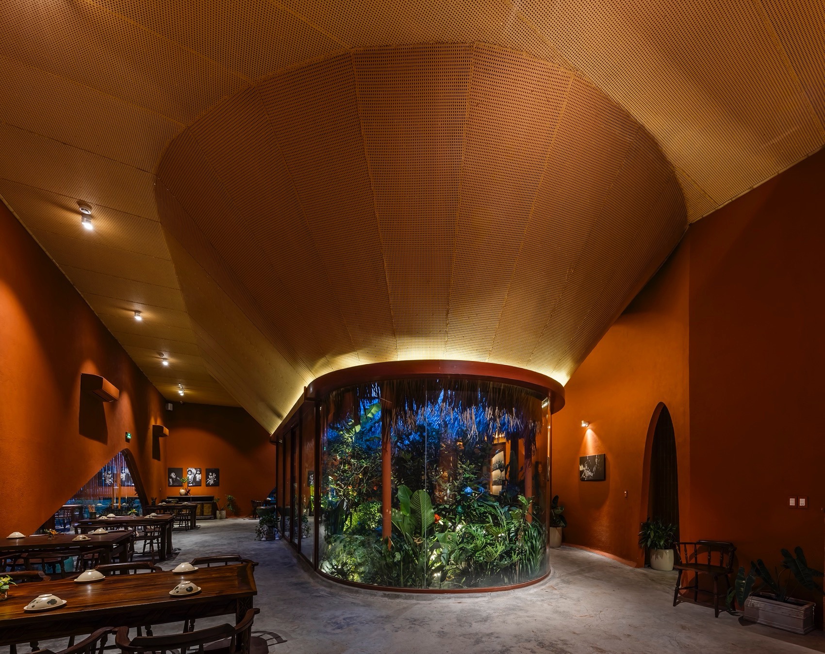 Nhà Tú花园餐厅丨越南丨Long Nguyen Design-95