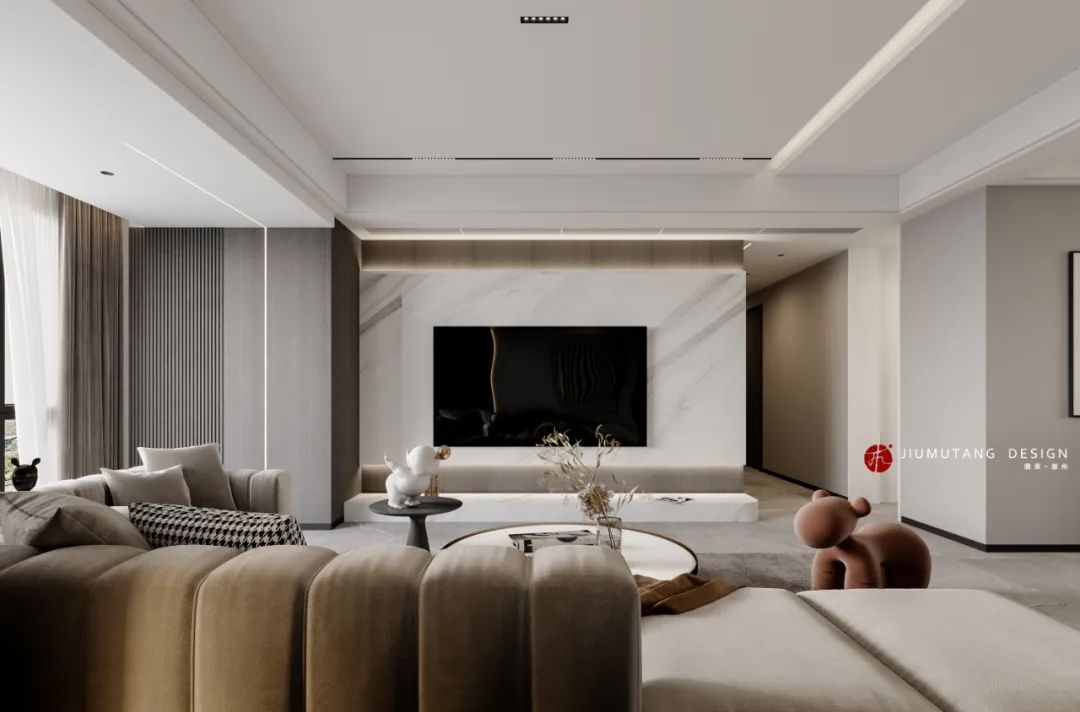 龙光•阳光华府 · 归心 · 110㎡慢生活家居丨中国潮州丨潮州市九木堂装饰设计有限公司-3