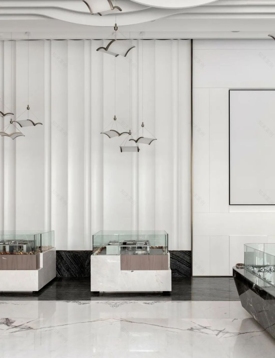 华鸿售楼中心——现代艺术与自然环境的和谐共生-27