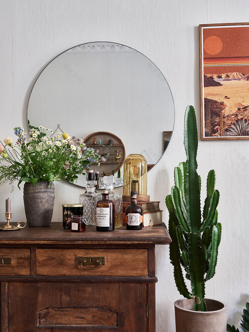 瑞典百年公寓的复古花卉之旅-8