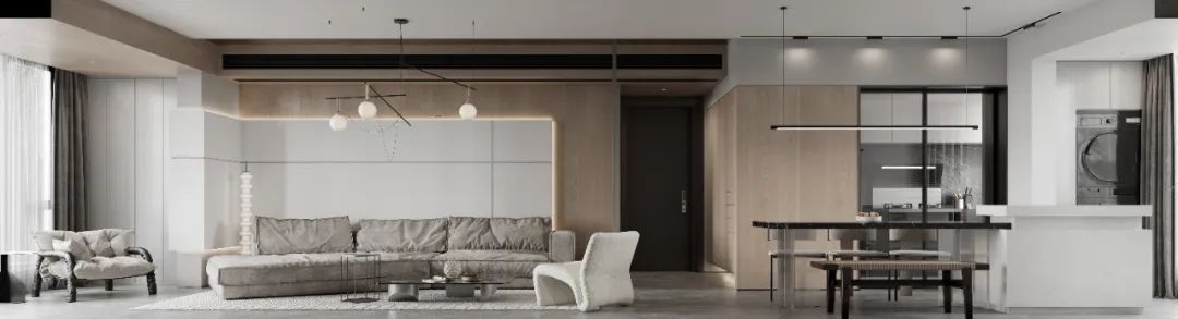 长沙 136㎡极简家居设计丨中国长沙丨周笙笙全案设计工作室-12