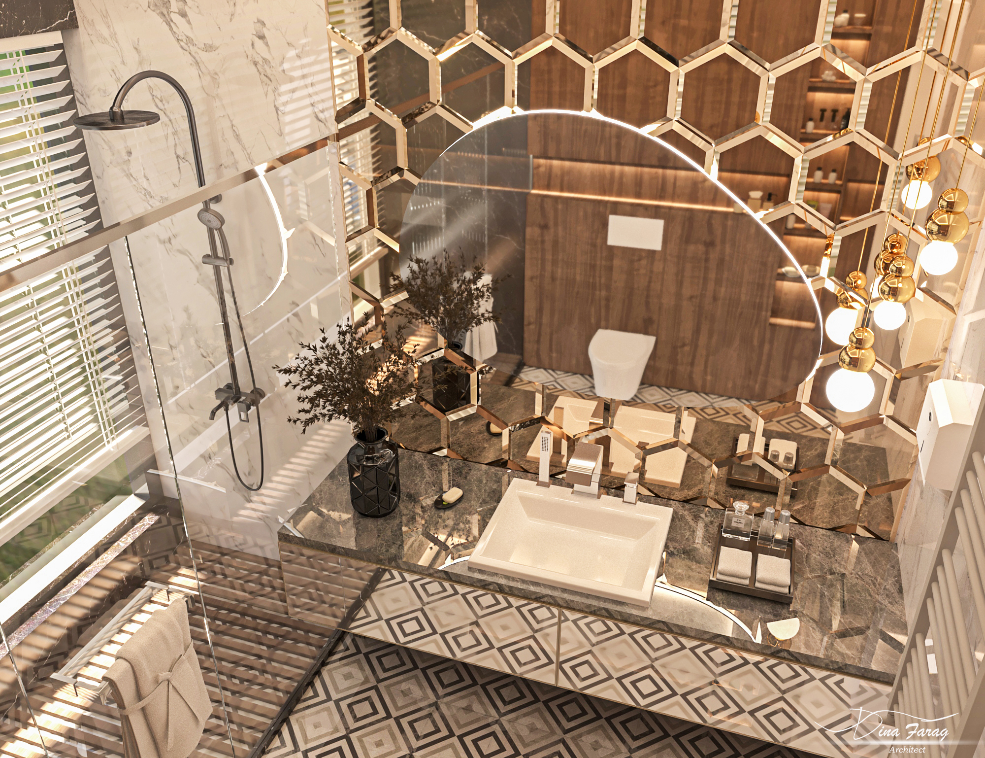 私人别墅丨也门丨DINA FARAG-61