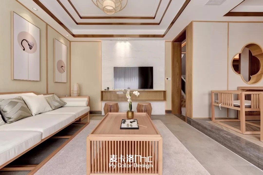 260㎡日式禅意风别墅  麦卡洛软装设计-9