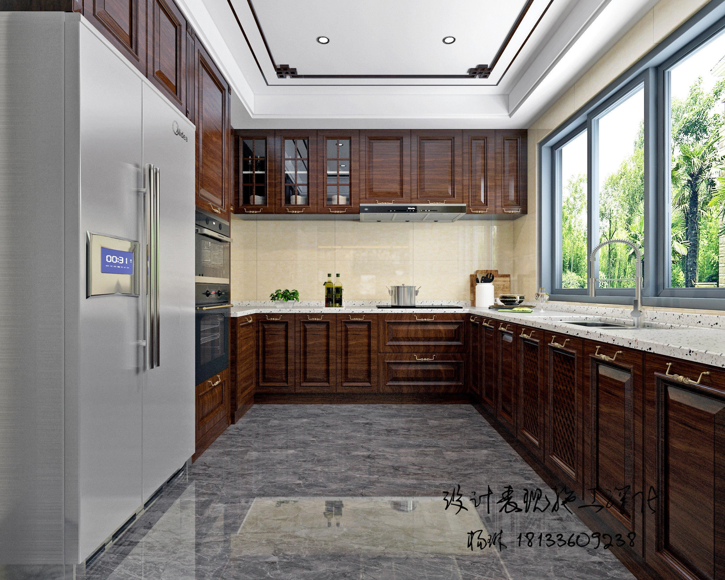 中式大平层别墅-6