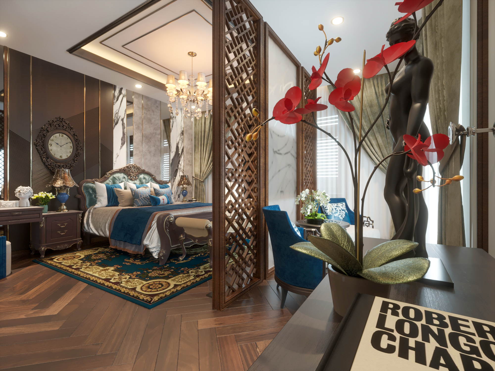 3D Interior Bedroom Neo Classic-0