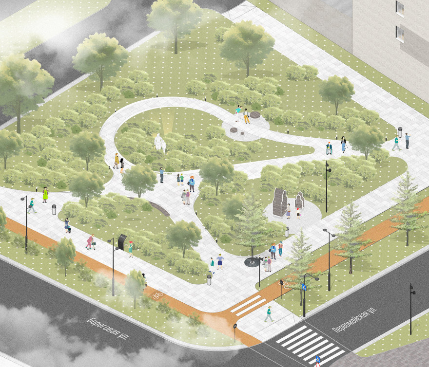 Zavodoukovsk 中央广场改造丨俄罗斯丨Project Bureau M4-19