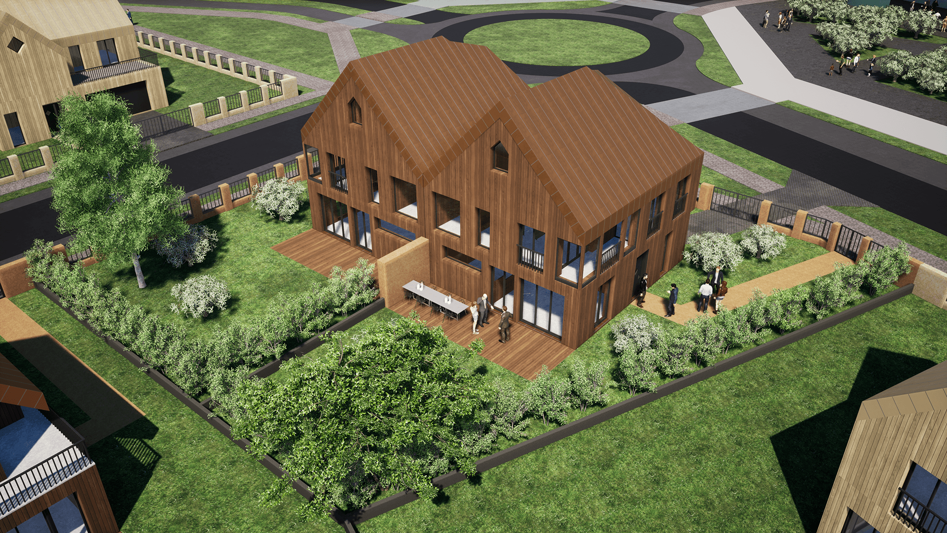 高密度和低层多功能木结构住宅区丨波兰比得哥什丨Damian Dominiczak-401