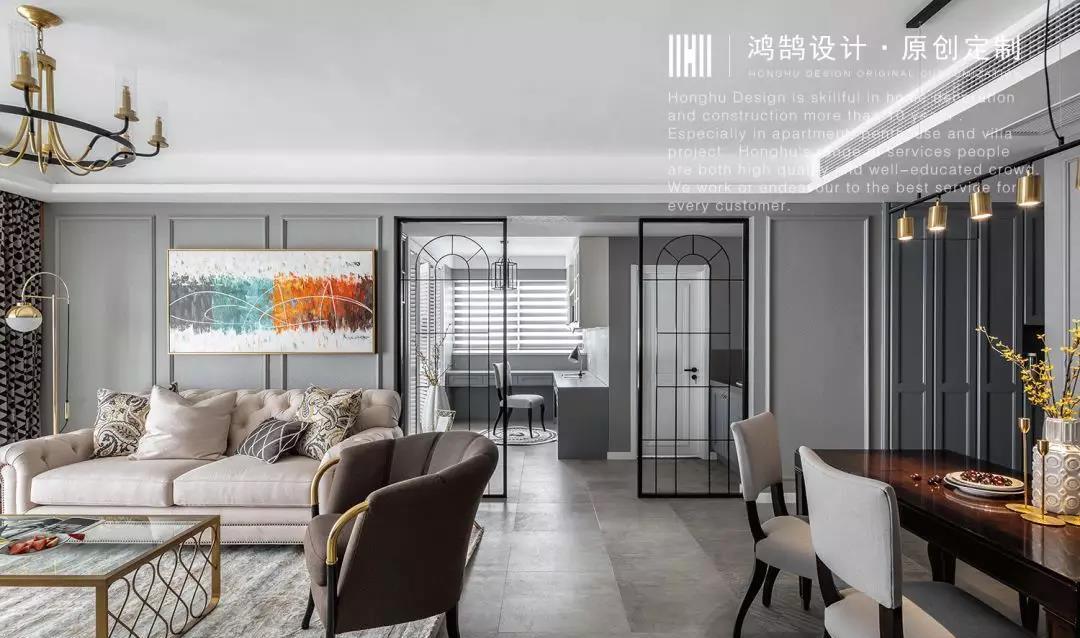 140㎡美式改善型住房,打造精致小资生活-14