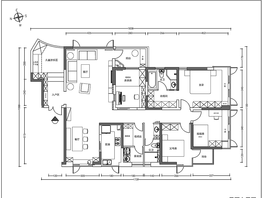 4 房变 6 房,温馨家庭打造多功能空间-5